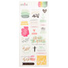 American Crafts - Creative Devotion Collection - Cardstock Stickers - Scripture with Foil Accents