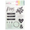 American Crafts - Creative Devotion Collection - Clear Acrylic Stamps - One