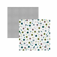 American Crafts - Sweater Weather Collection - 12 x 12 Double Sided Paper - Twinkle