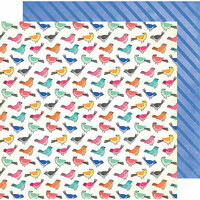 American Crafts - All The Good Things Collection - 12 x 12 Double Sided Paper - Birds of a Feather