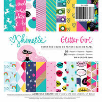 Shimelle Laine - Glitter Girl Collection - 6 x 6 Paper Pad - 36 Pack