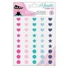 American Crafts - Glitter Girl Collection - Enamel Dots