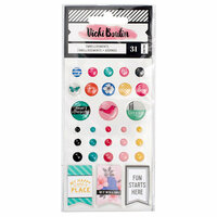 American Crafts - All The Good Things Collection - Finishing Embellishments