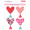 Crate Paper - Main Squeeze Collection - Heart Tassels