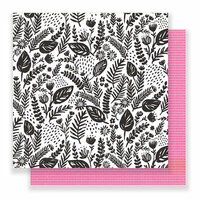 Crate Paper - Good Vibes Collection - 12 x 12 Double Sided Paper - Flourish