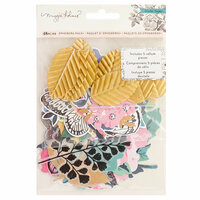Crate Paper - Flourish Collection - Ephemera with Glitter Accents