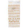 Crate Paper - Willow Lane Collection - Thickers - Chipboard - Foil - Alphabet - Picnic