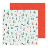 Crate Paper - Merry Days Collection - Christmas - 12 x 12 Double Sided Paper - Frosty Days