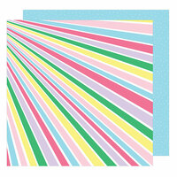American Crafts - Sunshine and Good Times Collection - 12 x 12 Double Sided Paper - Shine Bright