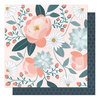 1canoe2 - Twilight Collection - 12 x 12 Double Sided Paper - Peony
