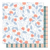 1canoe2 - Twilight Collection - 12 x 12 Double Sided Paper - Twilight Blooms