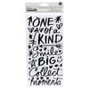 American Crafts - Field Notes Collection - Thickers - Chipboard - One of a Kind - Black