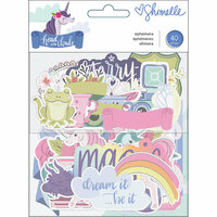 American Crafts - Head in The Clouds Collection - Ephemera with Foil Accents