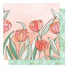 1 Canoe 2 - Saturday Afternoon Collection - 12 x 12 Double Sided Paper - Double Tulips