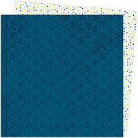 Amy Tangerine - Slice Of Life Collection - 12 x 12 Double Sided Paper - Bamboo Blues
