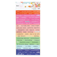 Dear Lizzy - She's Magic Collection - Confetti Stickers with Iridescent Foil Accents