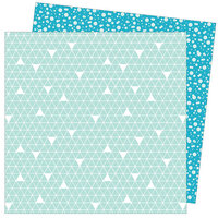 American Crafts - Write At Home Collection - 12 x 12 Double Sided Paper - Bleach Please