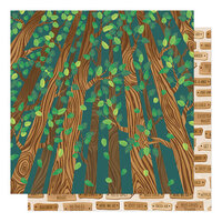 Shimelle Laine - Never Grow Up Collection - 12 x 12 Double Sided Paper - Climb Trees