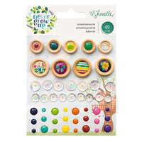 Shimelle Laine - Never Grow Up Collection - Embellishments - Mini with Foil Accents