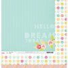 American Crafts - Dear Lizzy 5th and Frolic Collection - 12 x 12 Double Sided Paper - Dreamy Drive