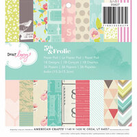 American Crafts - Dear Lizzy 5th and Frolic Collection - 6 x 6 Paper Pad