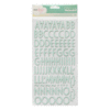 American Crafts - Dear Lizzy Polka Dot Party Collection - Thickers - Printed Chipboard - RSVP - White Dot