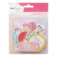 American Crafts - Dear Lizzy Collection - Daydreamer - Chipboard Shapes