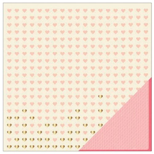 American Crafts - Shimelle Collection - 12 x 12 Double Sided Paper with Glitter Accents - Ride