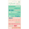 American Crafts - Shimelle Collection - Cardstock Stickers - Phrase and Alphabet