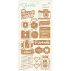 American Crafts - Shimelle Collection - Cork Stickers