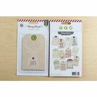 Pink Paislee - Merry and Bright Collection - Christmas - Kraft Tags