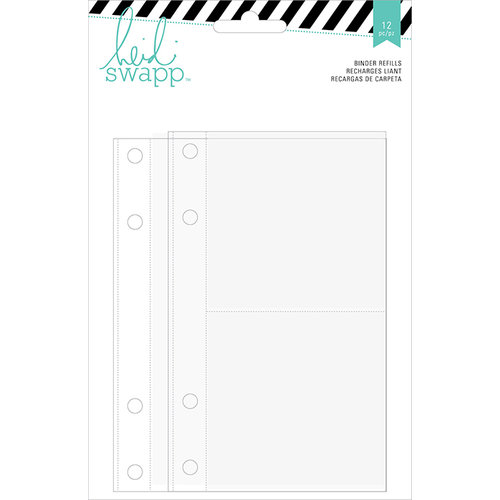 Heidi Swapp - Wanderlust Collection - 5 x 7 Memory Binder - Assorted Page Protectors