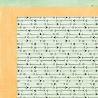 American Crafts - Rise and Shine Collection - 12 x 12 Double Sided Paper - Amelia