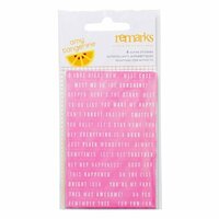 American Crafts - Amy Tangerine Collection - Rise and Shine - Cardstock Stickers - Phrases
