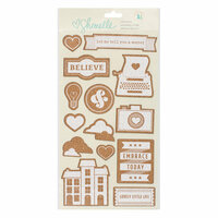 American Crafts - Shimelle Collection - True Stories - Cork Stickers