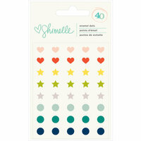American Crafts - Shimelle Collection - True Stories - Enamel Dots