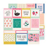 Crate Paper - Sweet Story Collection - 12 x 12 Double Sided Paper - Confection