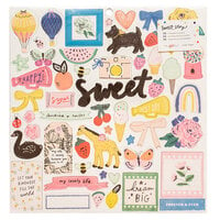 Maggie Holmes - Sweet Story Collection - 12 x 12 Chipboard Stickers