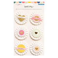 Maggie Holmes - Sweet Story Collection - Stickers - Delights with Foil and Glitter Accents