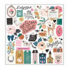 Maggie Holmes - Marigold Collection - 12 x 12 Chipboard Stickers