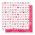 Crate Paper - Heart Day Collection - 12 x 12 Double Sided Paper - Happy Heart