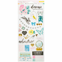 Crate Paper - Chasing Dreams Collection - Cardstock Stickers