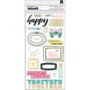 Crate Paper - Chasing Dreams Collection - Thickers - Chip Accents - Collect - Gold Foil