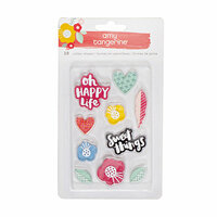 American Crafts - Oh Happy Life Collection - Rubber Shapes