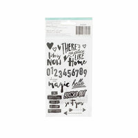 American Crafts - Saturday Collection - Black Varnish Stickers