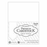 Core'dinations - 8.5 x 11 Cardstock - Value Pack - Great White - 50 sheets