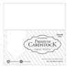 Core'dinations - 12 x 12 Cardstock - Value Pack - Great White - 20 sheets