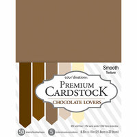 Core'dinations - 8.5 x 11 Cardstock - Value Pack - Chocolate Lovers - 50 sheets