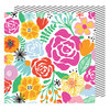American Crafts - On A Whim Collection - 12 x 12 Double Sided Paper - Full Bloom