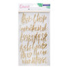 Crate Paper - Oasis Collection - Puffy Stickers with Foil Accents - Phrases